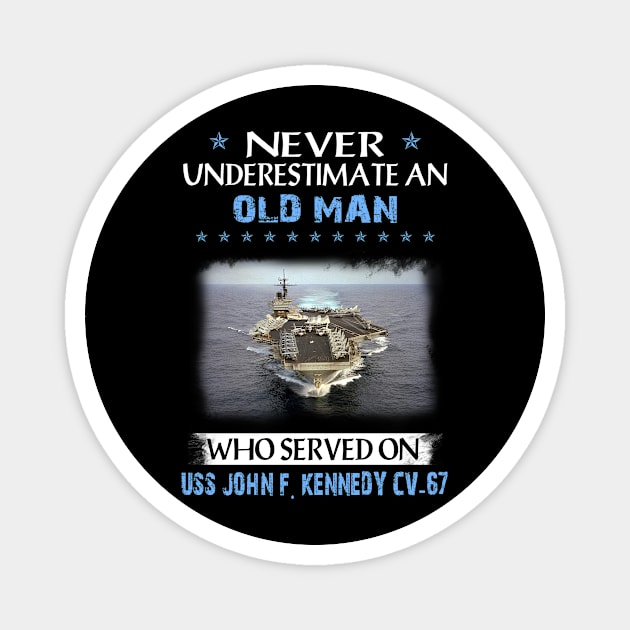 USS John F. Kennedy CV-67 Magnet by gussiemc